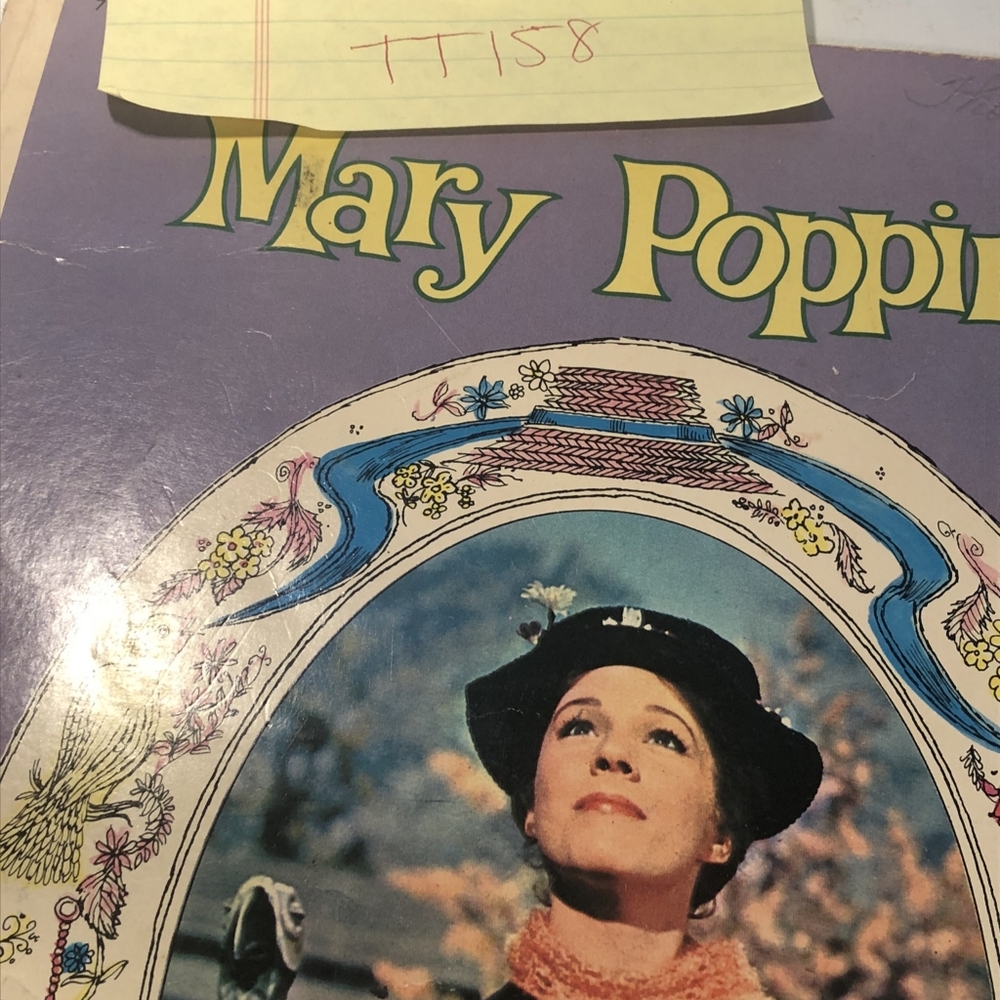 Walt Disney's Mary Poppins 1964 Golden Press Book